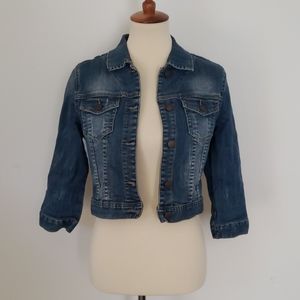 Forever 21 Heritage Cropped Denim Jacket